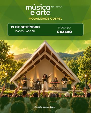 Cartaz M�sica e Arte na Pra�a